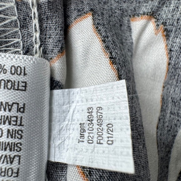 Ava & Viv Zebra Print Maxi Dress Women 2X White Black New Sleeveless V-Neck Belt - Picture 12 of 13